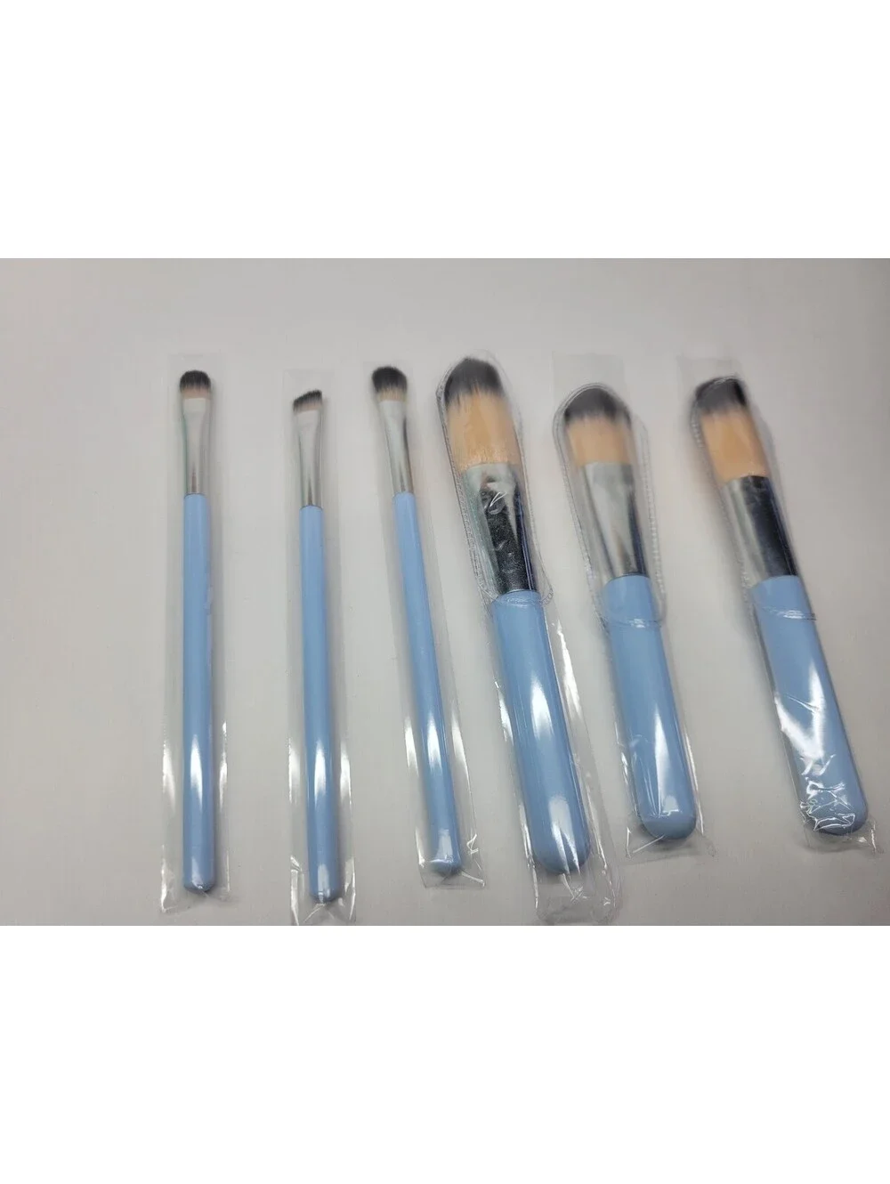 6pc Makeup Brush Set w/ Tin Case + 3Pc Makeup Brush Cleaner & Holder Set
